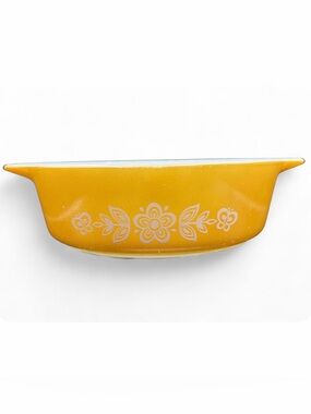 Pyrex Butterfly Gold 471 Vintage Cinderella Casserole Dish Ovenware Cottagecore